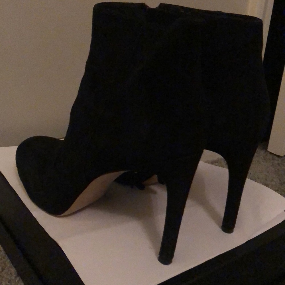 Black Platform Booties - image 1
